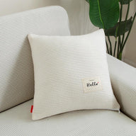 Jacquard-Kissenhülle – Wollweiß – Ansicht 1
