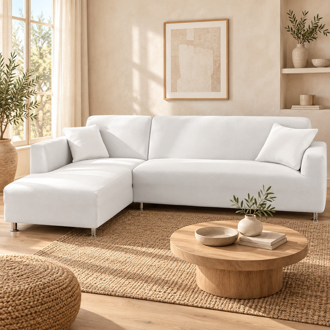 Bezüge für Ecksofas in L-Form
