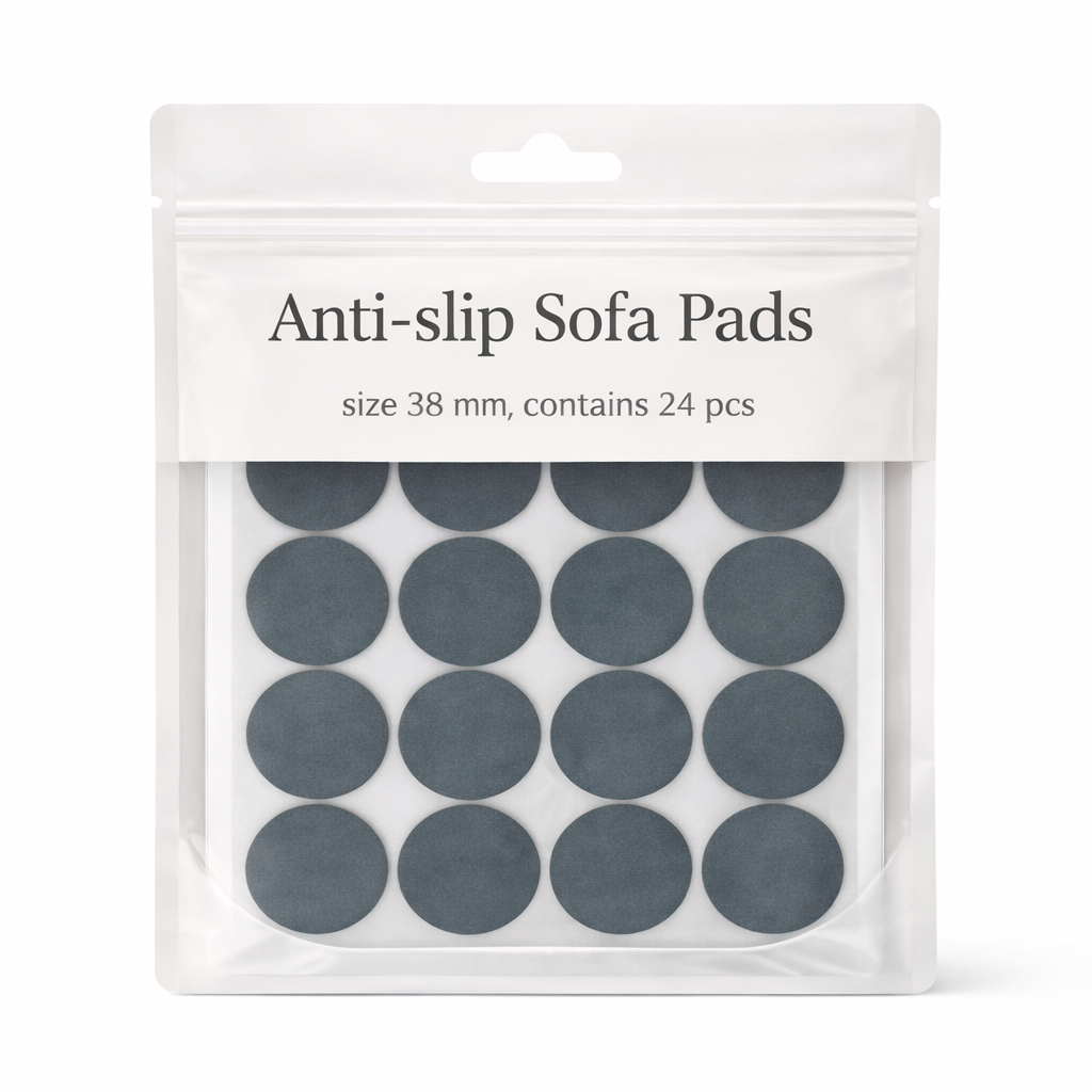 Rutschhemmende Möbelpads fürs Sofa – Schwarz – Ansicht 1