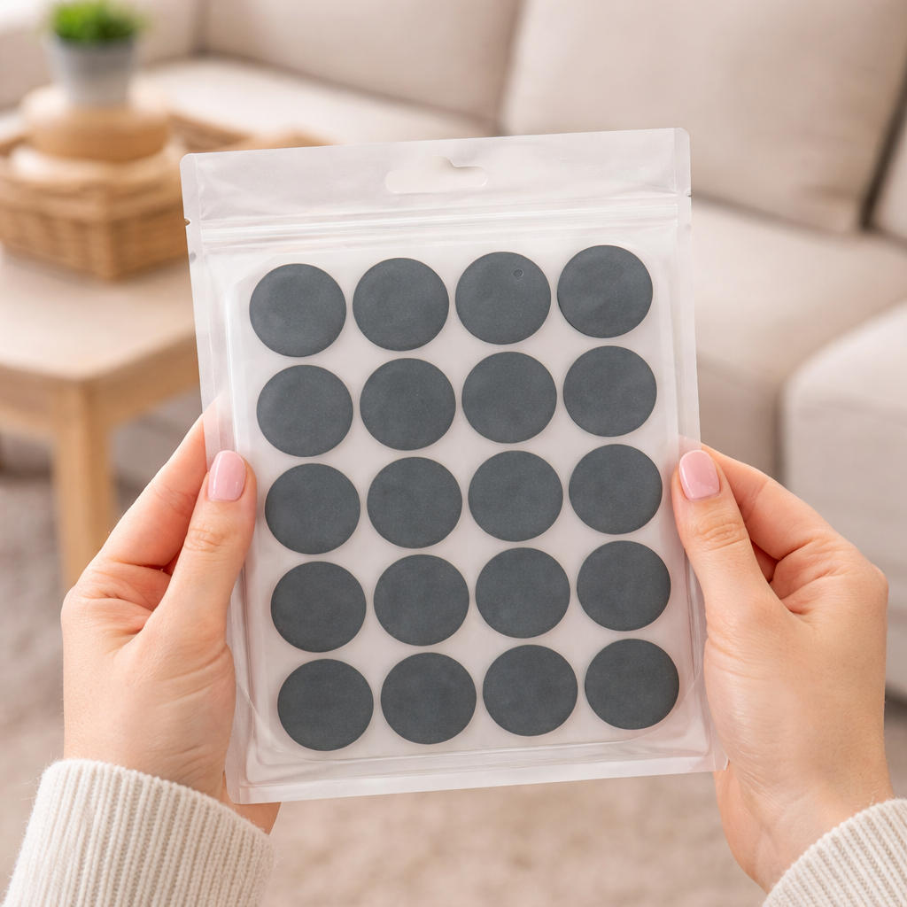 Rutschhemmende Möbelpads fürs Sofa – Schwarz – Ansicht 2