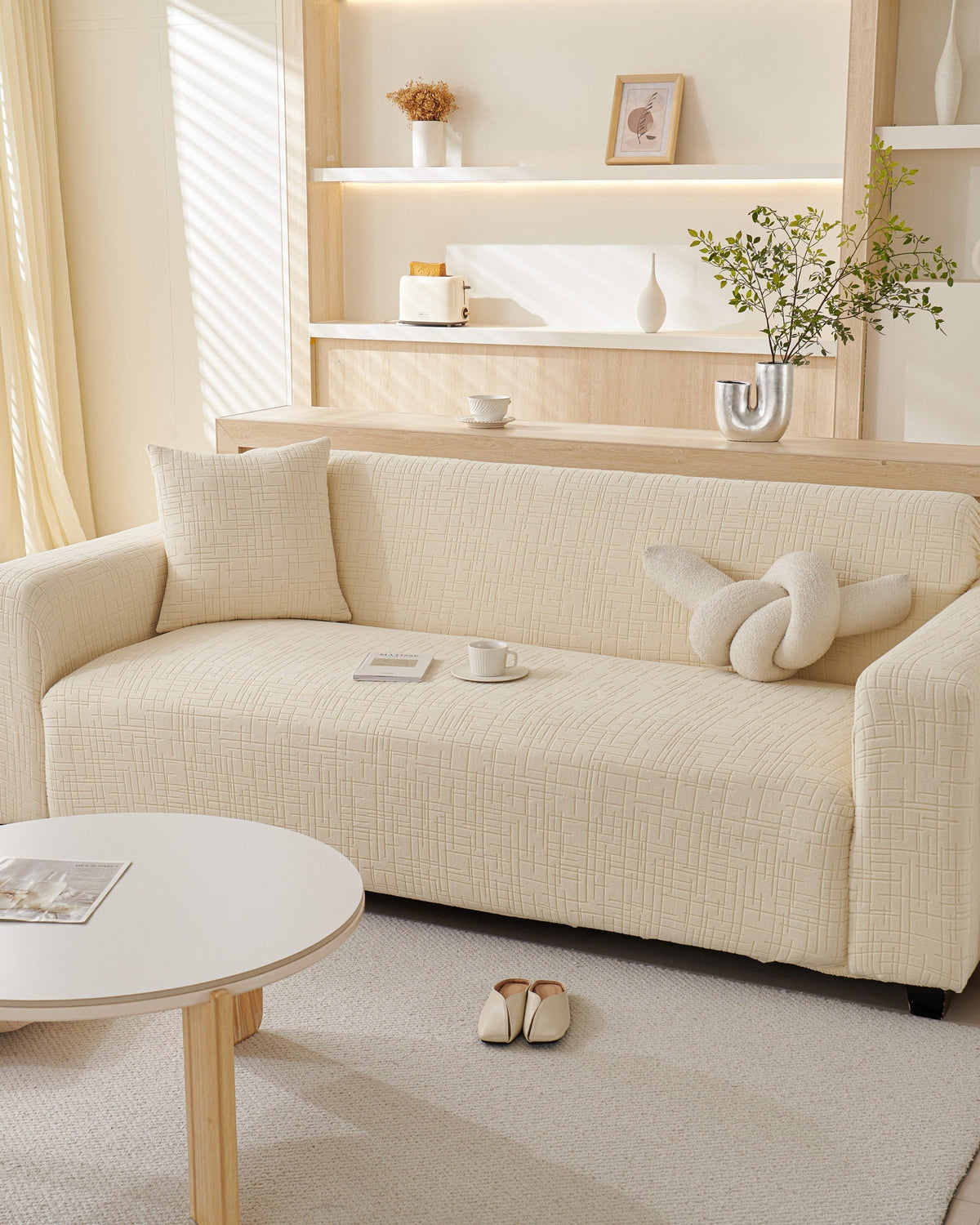 Sofabezug Arquette – Beige – Ansicht 2