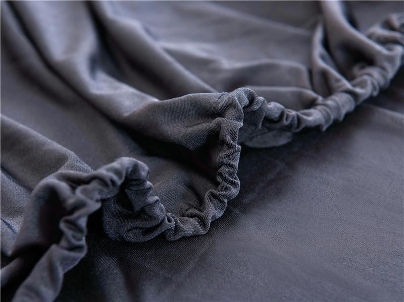 Stretch-Sofabezug – Schwarz – Ansicht 2