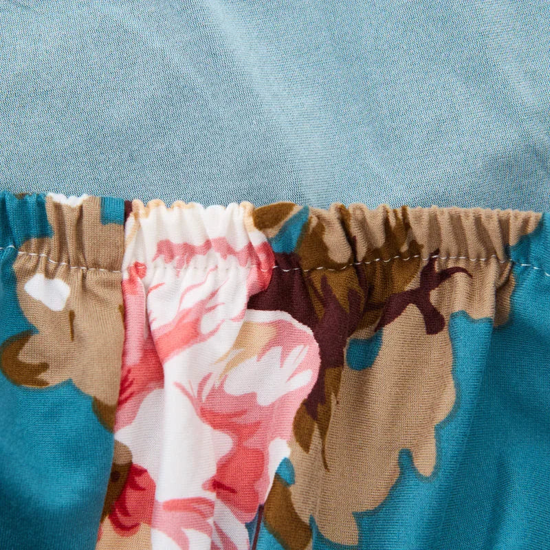 Stretch-Sofabezug mit Druckmuster – Blossom – Ansicht 5