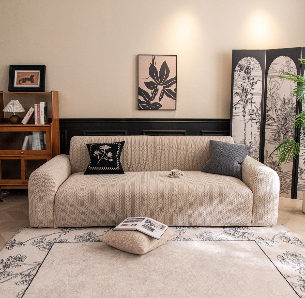 Sofabezug Braelyn – Sandbeige – Ansicht 8