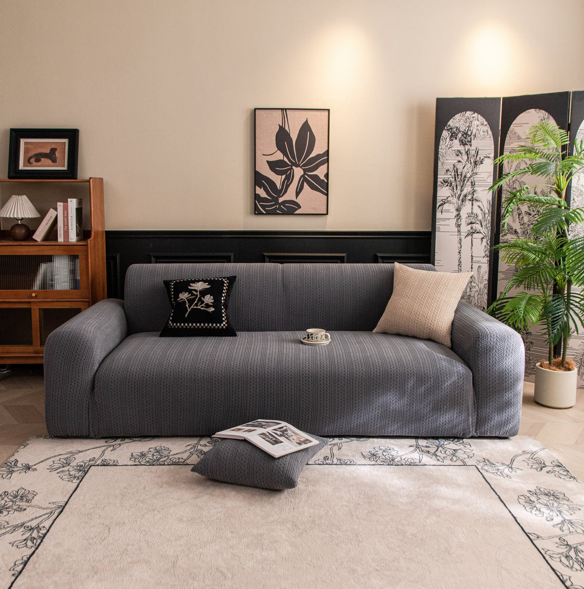 Sofabezug Braelyn – Grau – Ansicht 5