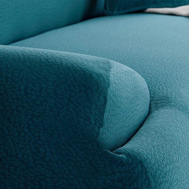 Wasserdichter Sofabezug mit Kieselstruktur – Indigo – Ansicht 3