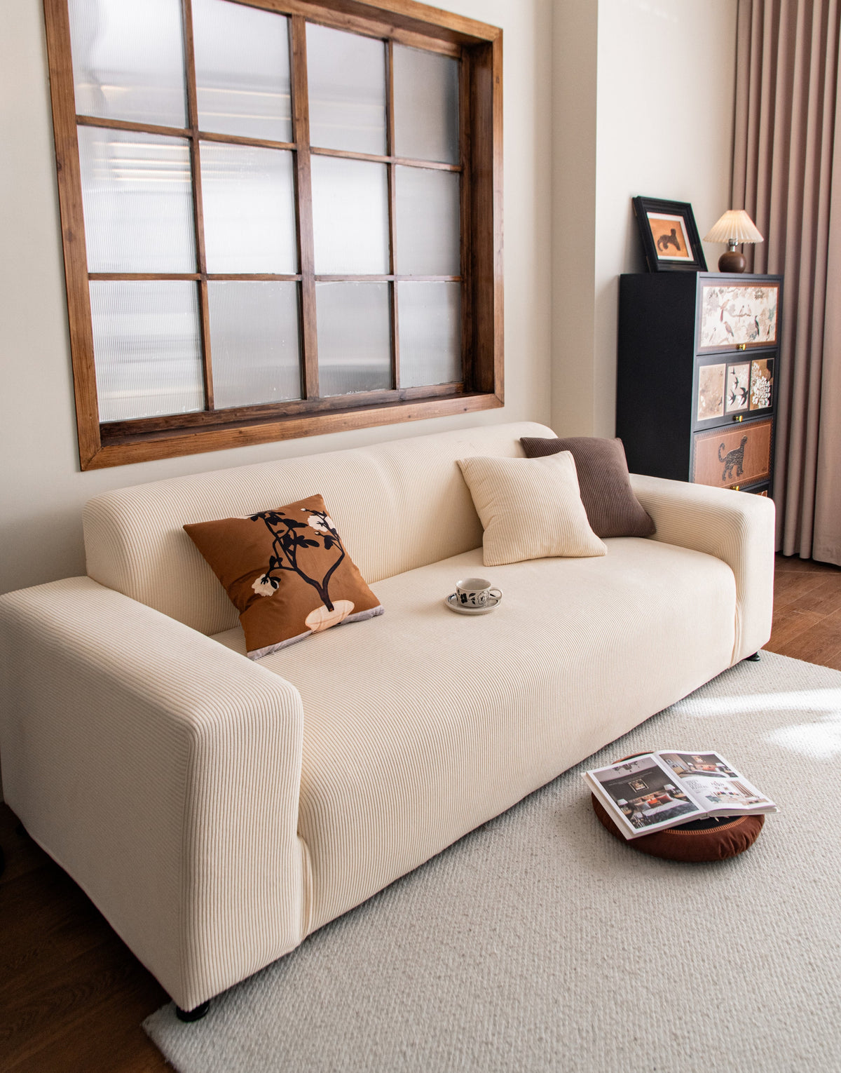 Sofabezug Cordelle – Beige – Ansicht 2