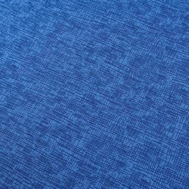 Stretch-Sofabezug mit Kreuzmuster – Blau – Ansicht 4