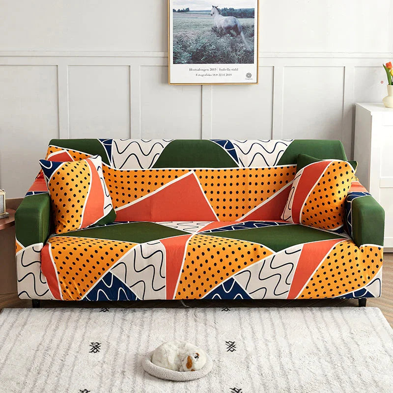 Sofabezug Geo Chic – bedruckt – Ansicht 1