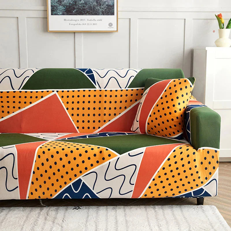 Sofabezug Geo Chic – bedruckt – Ansicht 2