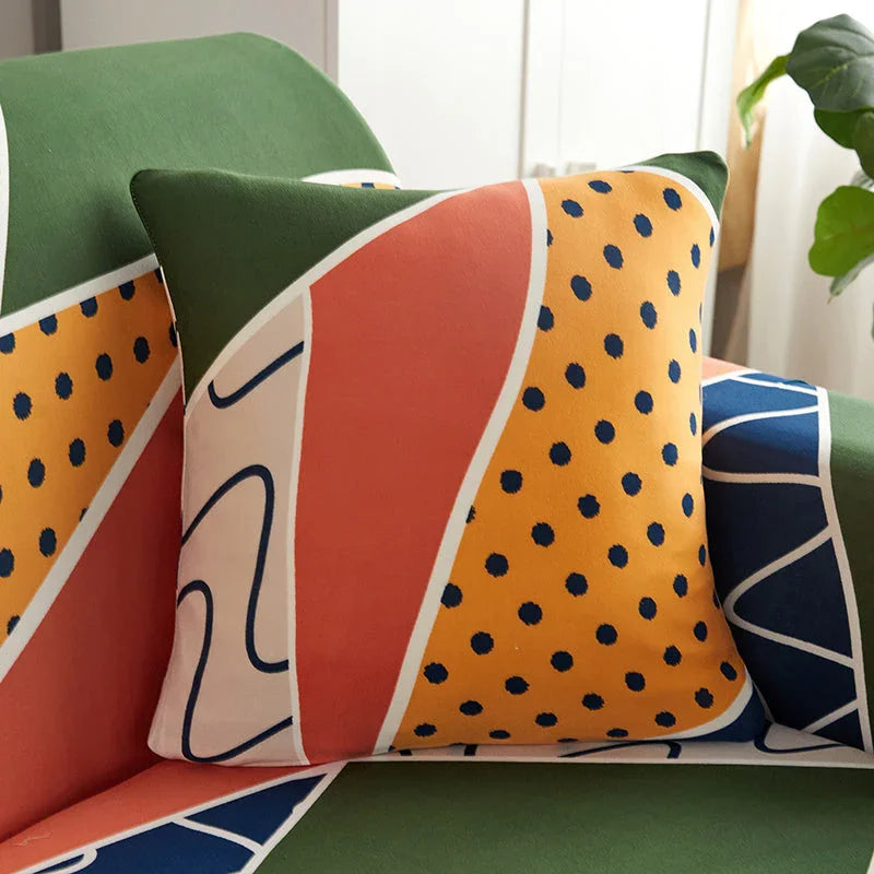 Sofabezug Geo Chic – bedruckt – Ansicht 4