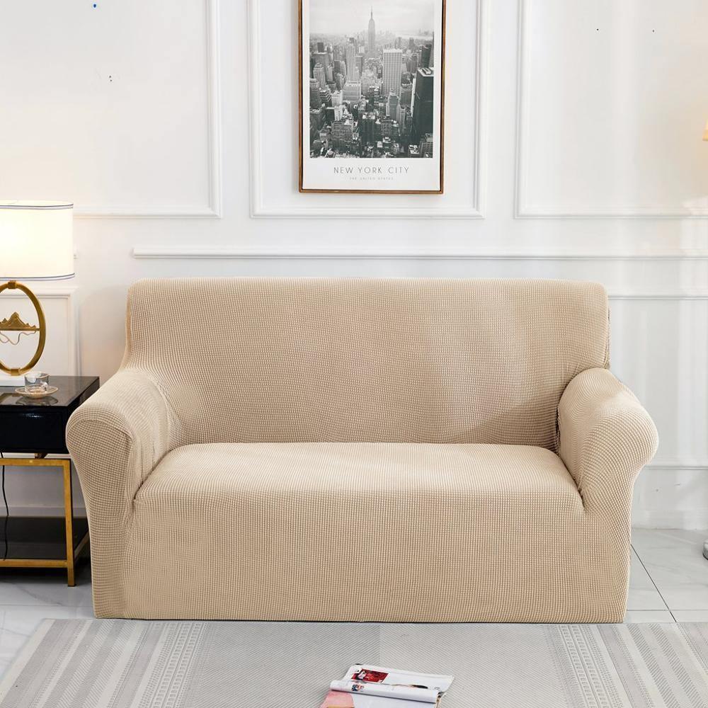 Jacquard-Sofabezug – Creme – Ansicht 2