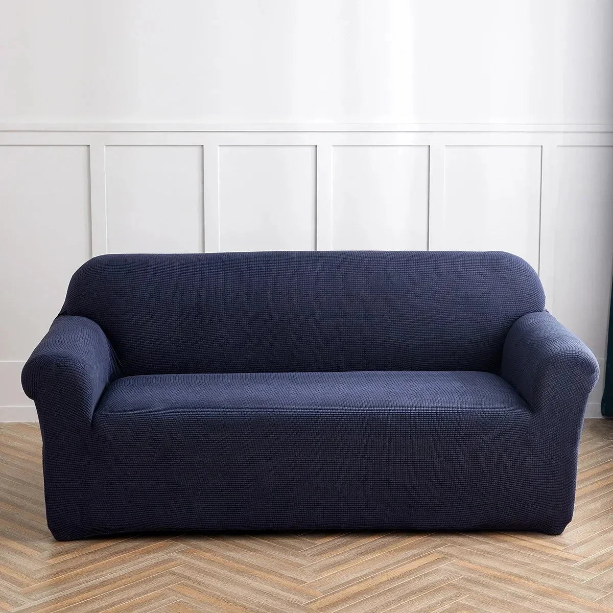 Jacquard-Sofabezug – Marineblau – Ansicht 5