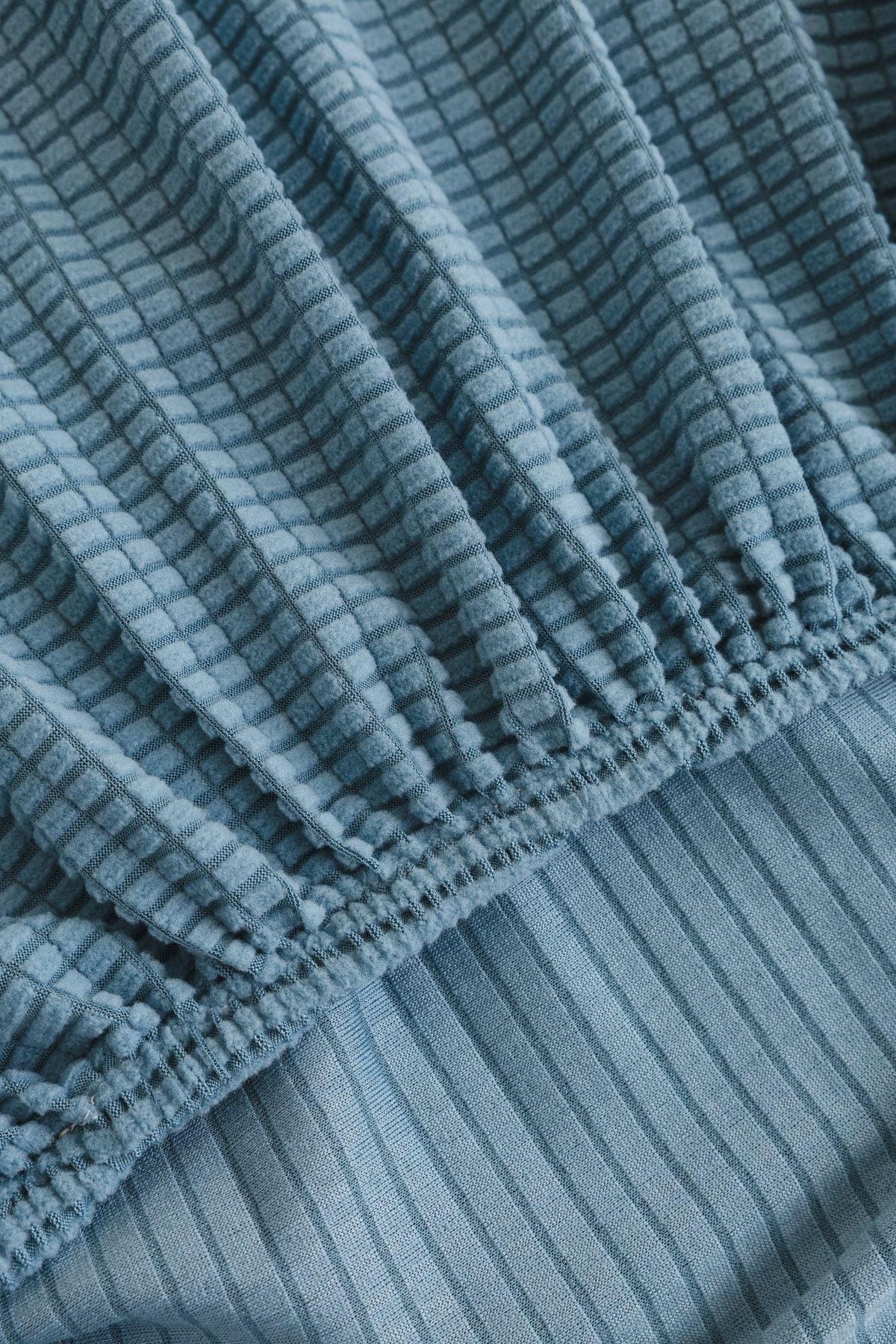 Jacquard-Sofabezug – Himmelblau – Ansicht 5