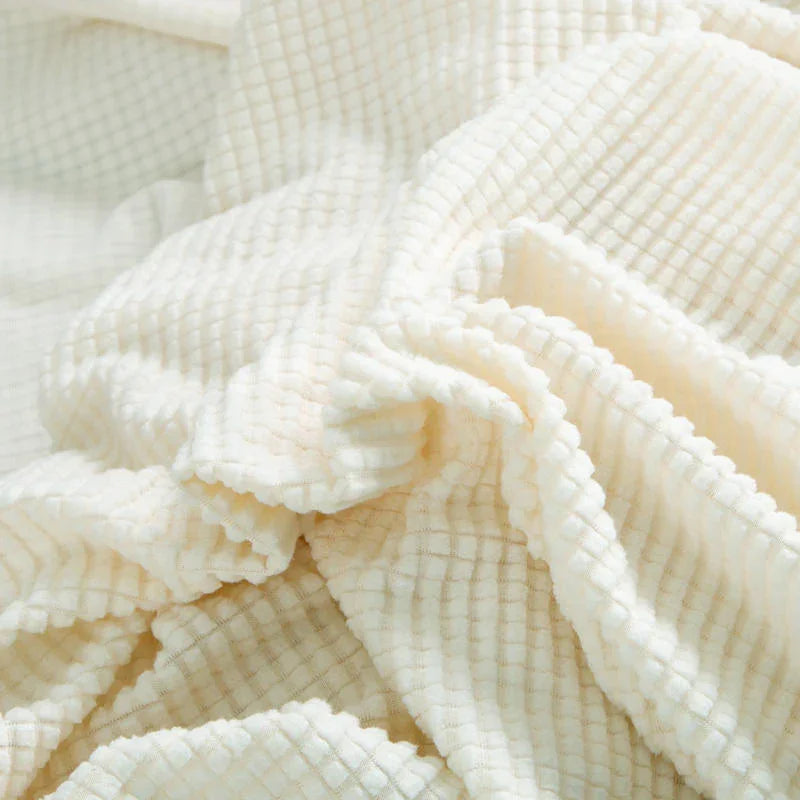 Jacquard-Sofabezug – Wollweiß – Ansicht 4