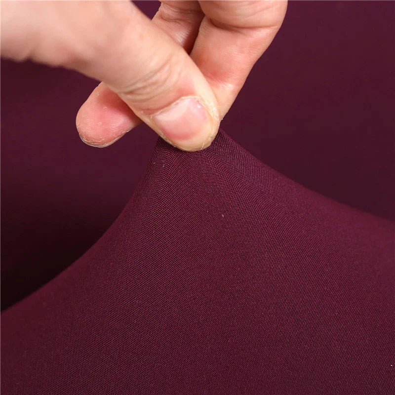 Stretch-Sofabezug – Pflaumenlila – Ansicht 3