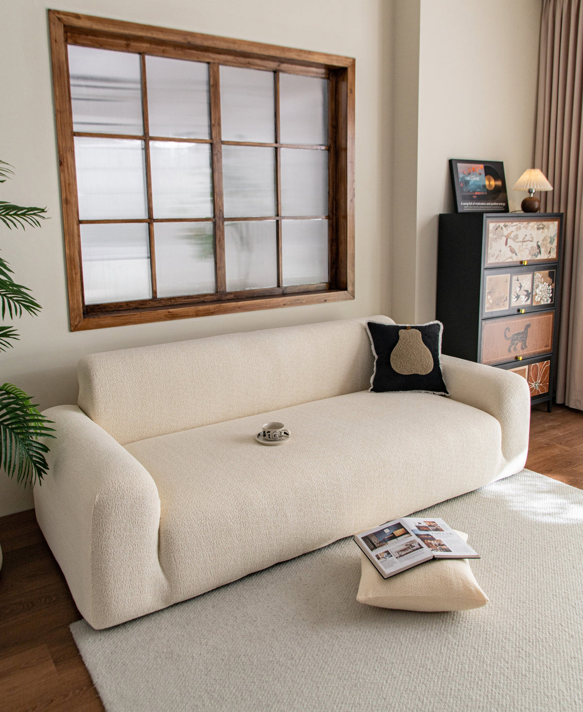 Sofabezug Veloura – Beige – Ansicht 2