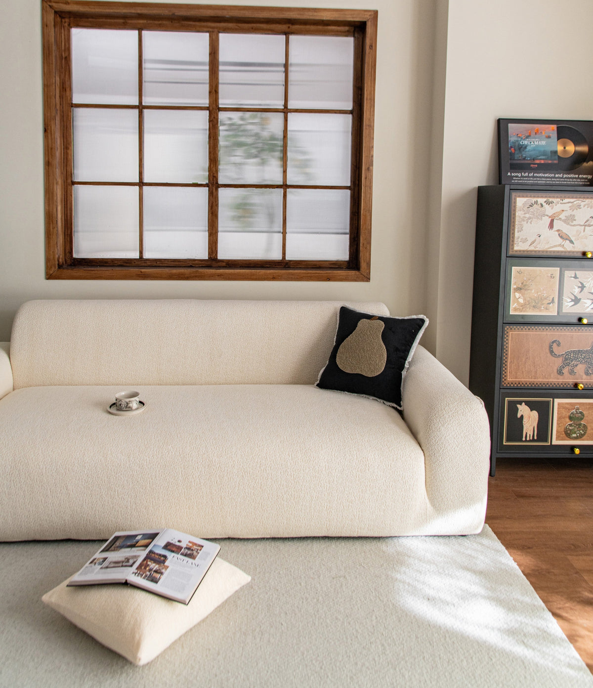 Sofabezug Veloura – Beige – Ansicht 7
