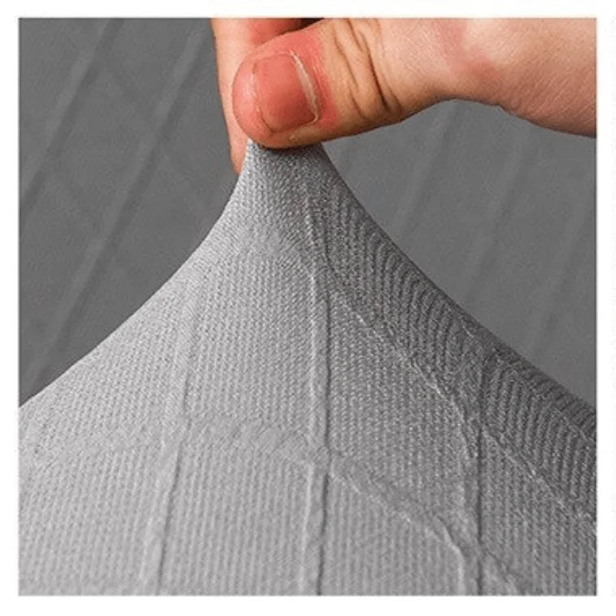 Kissenhülle aus Jacquard mit Rautenmuster – Hellgrau – Ansicht 2
