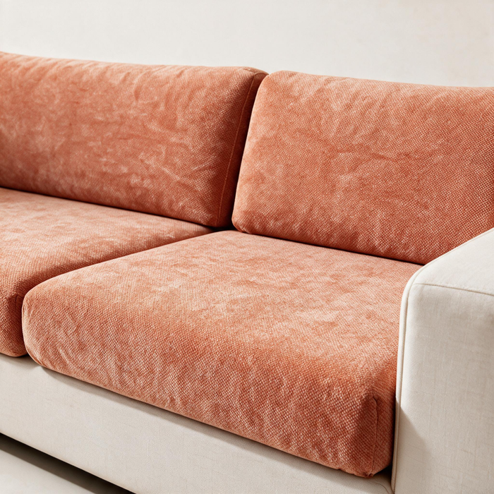 Sitzkissenbezug Luma fürs Sofa – Orange – Ansicht 2