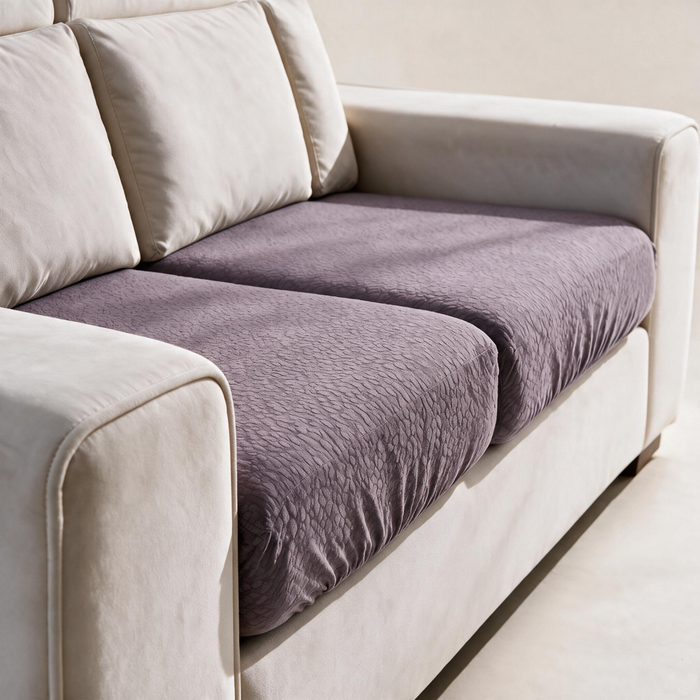 Wasserdichter Sitzkissenbezug fürs Sofa – Violett – Ansicht 2