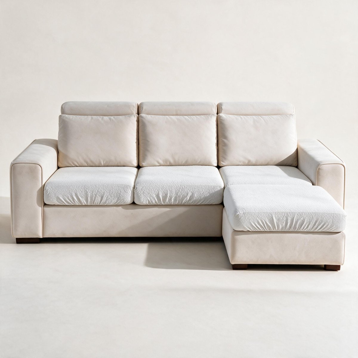 Wasserdichter Sitzkissenbezug fürs Sofa – Weiß – Ansicht 1