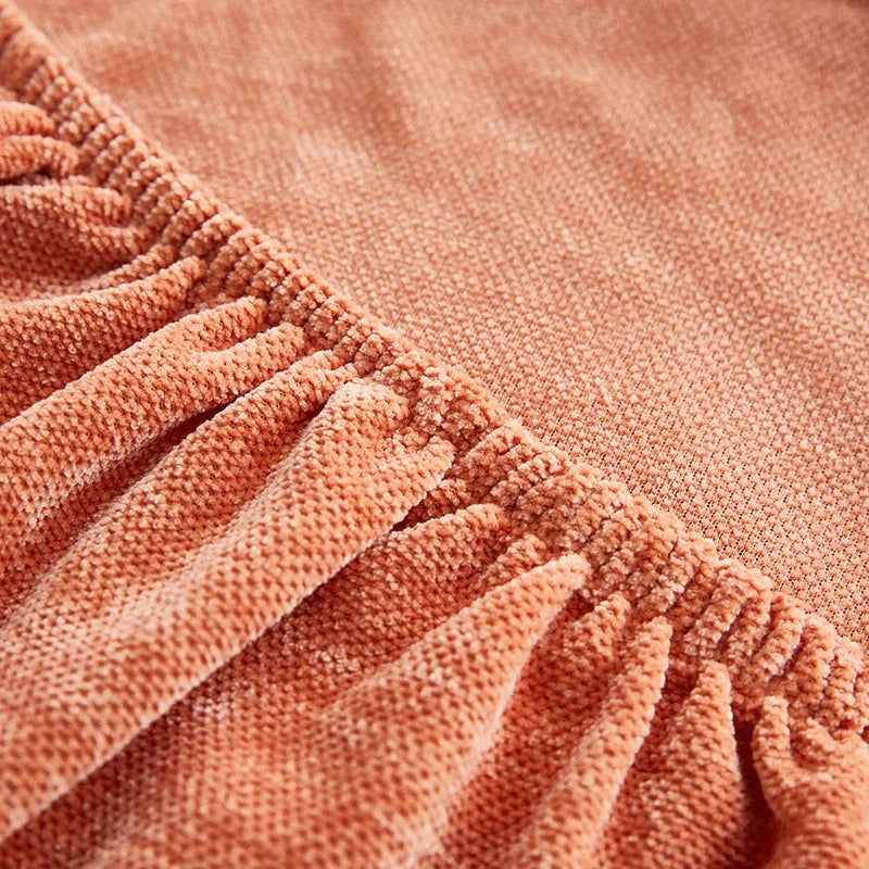 Ecksofa-Bezug Luma in L-Form – Orange – Ansicht 5