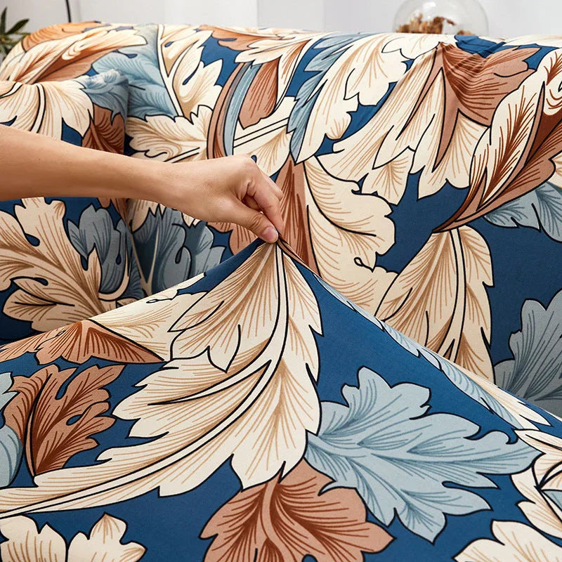 Stretch-Bezug fürs Ecksofa in L-Form – Vintage – Ansicht 3