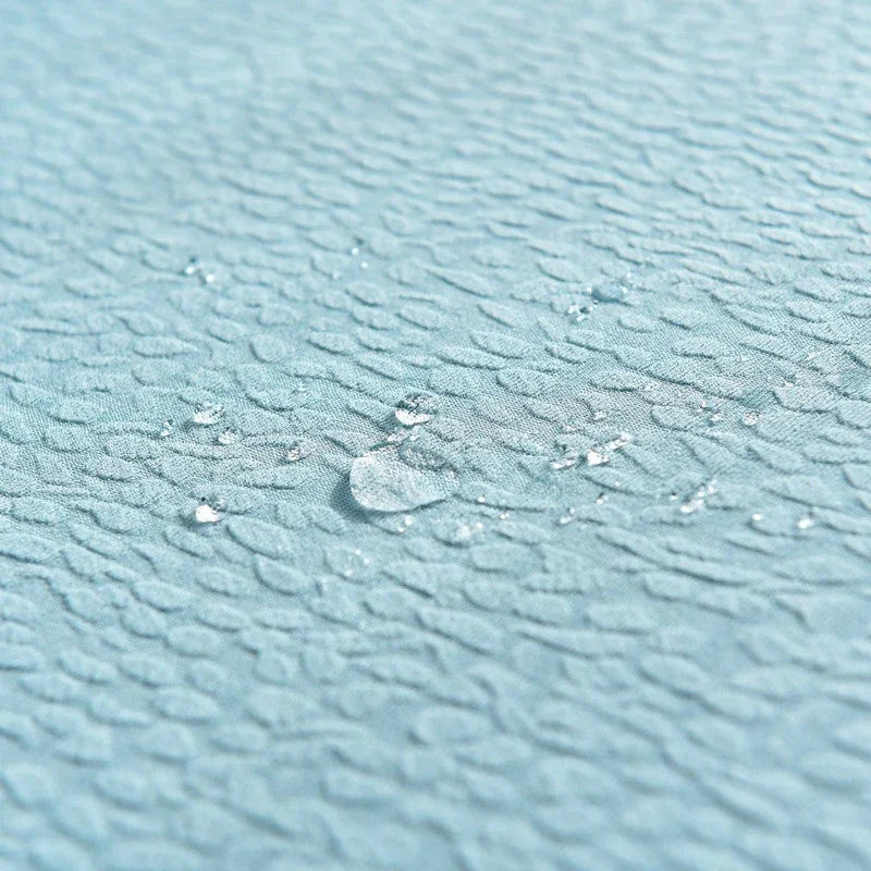 Wasserdichte Kissenhülle mit Kieselstruktur – Himmelblau – Ansicht 2