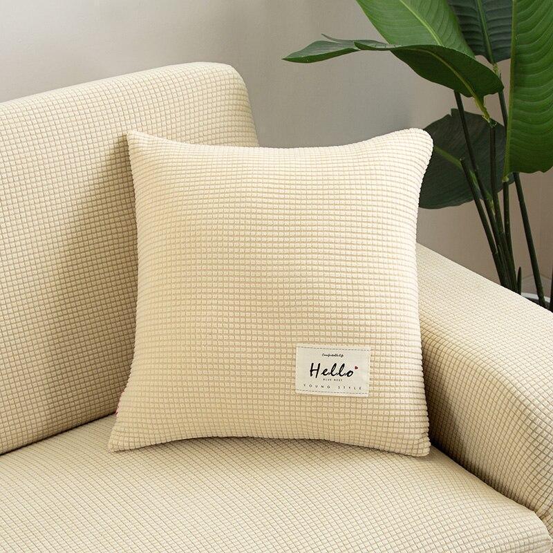 Jacquard-Kissenhülle – Creme – Ansicht 2