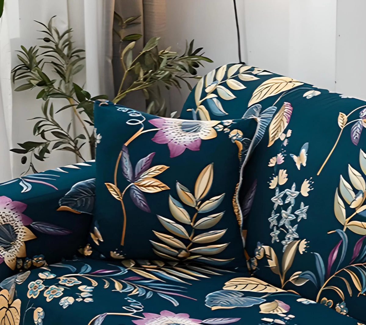 Kissenhülle mit Druckmuster – Tropical – Ansicht 1