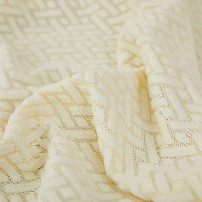 Bezug für Relaxsessel mit Flechtmuster – Beige – Ansicht 10