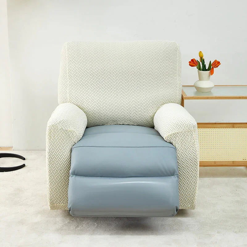 Bezug für Relaxsessel mit Flechtmuster – Beige – Ansicht 5