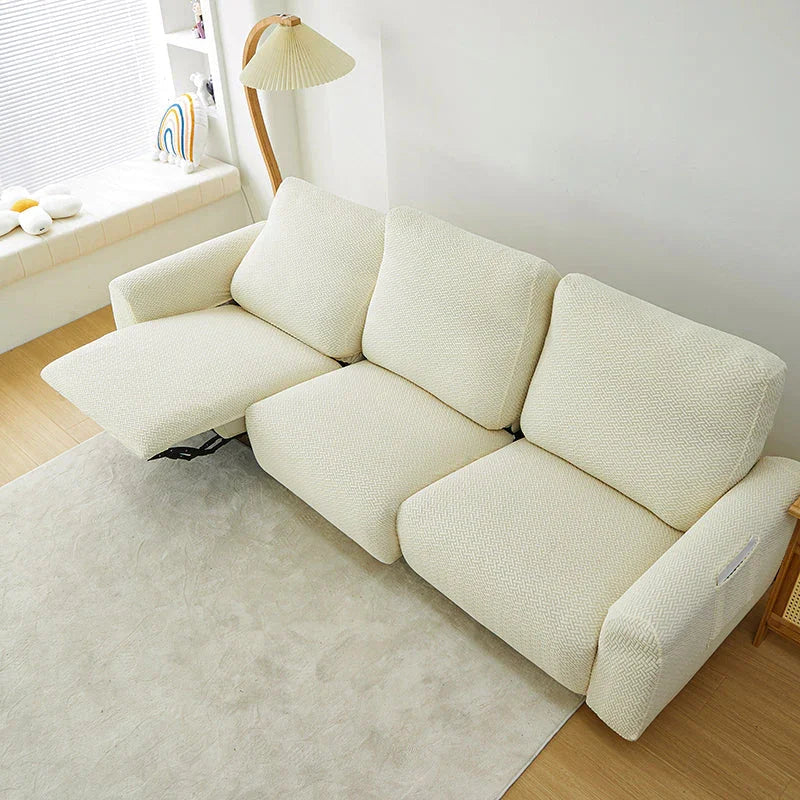 Bezug für Relaxsessel mit Flechtmuster – Beige – Ansicht 7