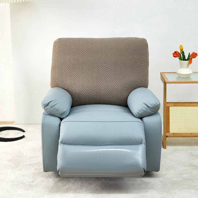 Bezug für Relaxsessel mit Flechtmuster – Braun – Ansicht 6