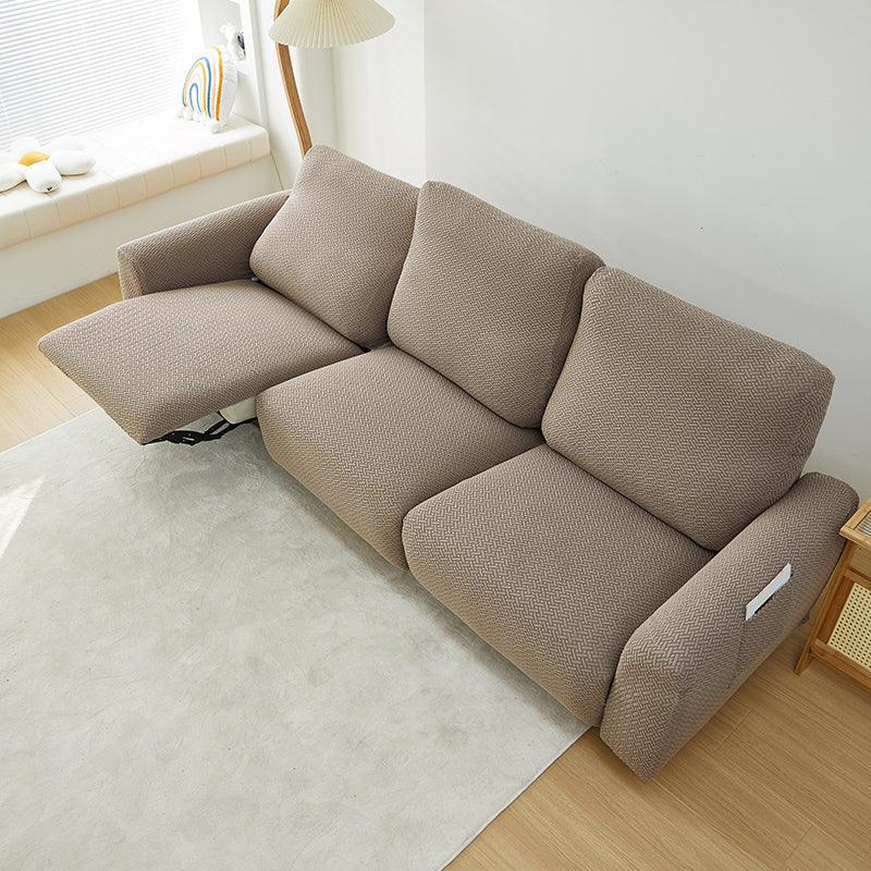 Bezug für Relaxsessel mit Flechtmuster – Braun – Ansicht 8