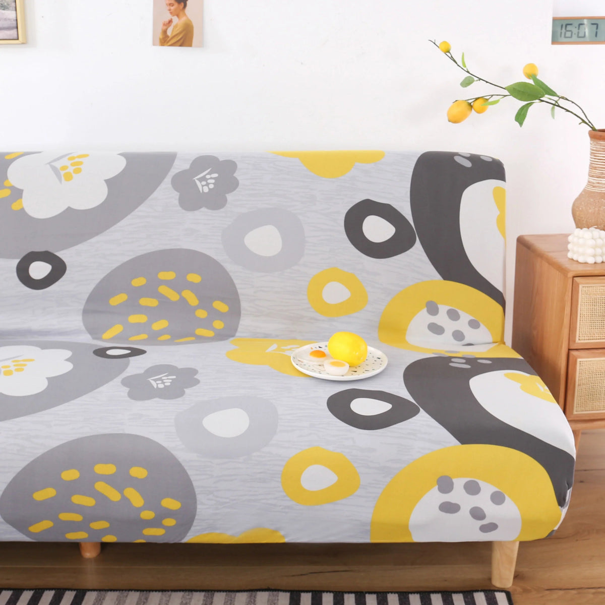 Schlafsofa-Bezug Flozure – bedruckt – Ansicht 2