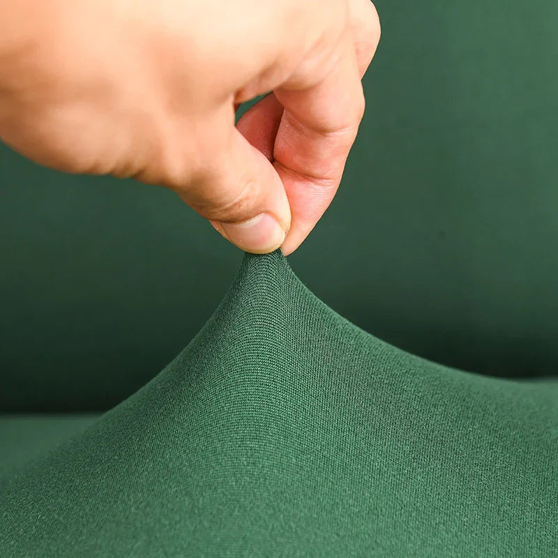 Stretch-Bezug fürs Schlafsofa – Grün – Ansicht 3