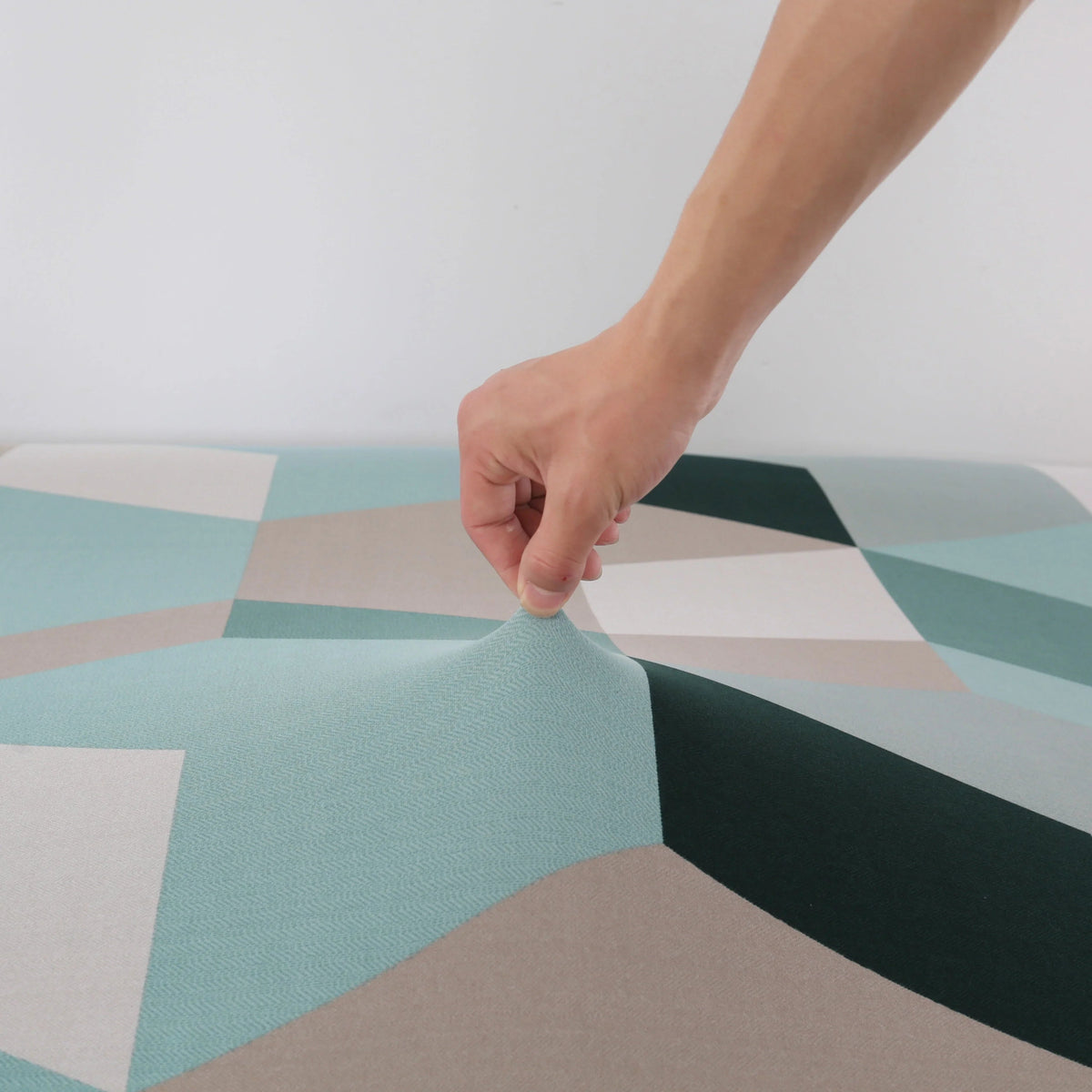 Schlafsofa-Bezug Greenoo – bedruckt – Ansicht 3