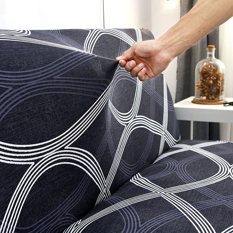 Schlafsofa-Bezug Hamerston – bedruckt – Ansicht 3
