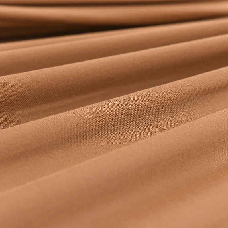 Stretch-Bezug fürs Schlafsofa – Hellbraun – Ansicht 5