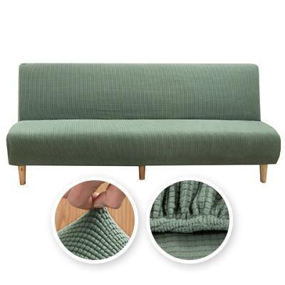 Jacquard-Schlafsofa-Bezug – Salbeigrün – Ansicht 1