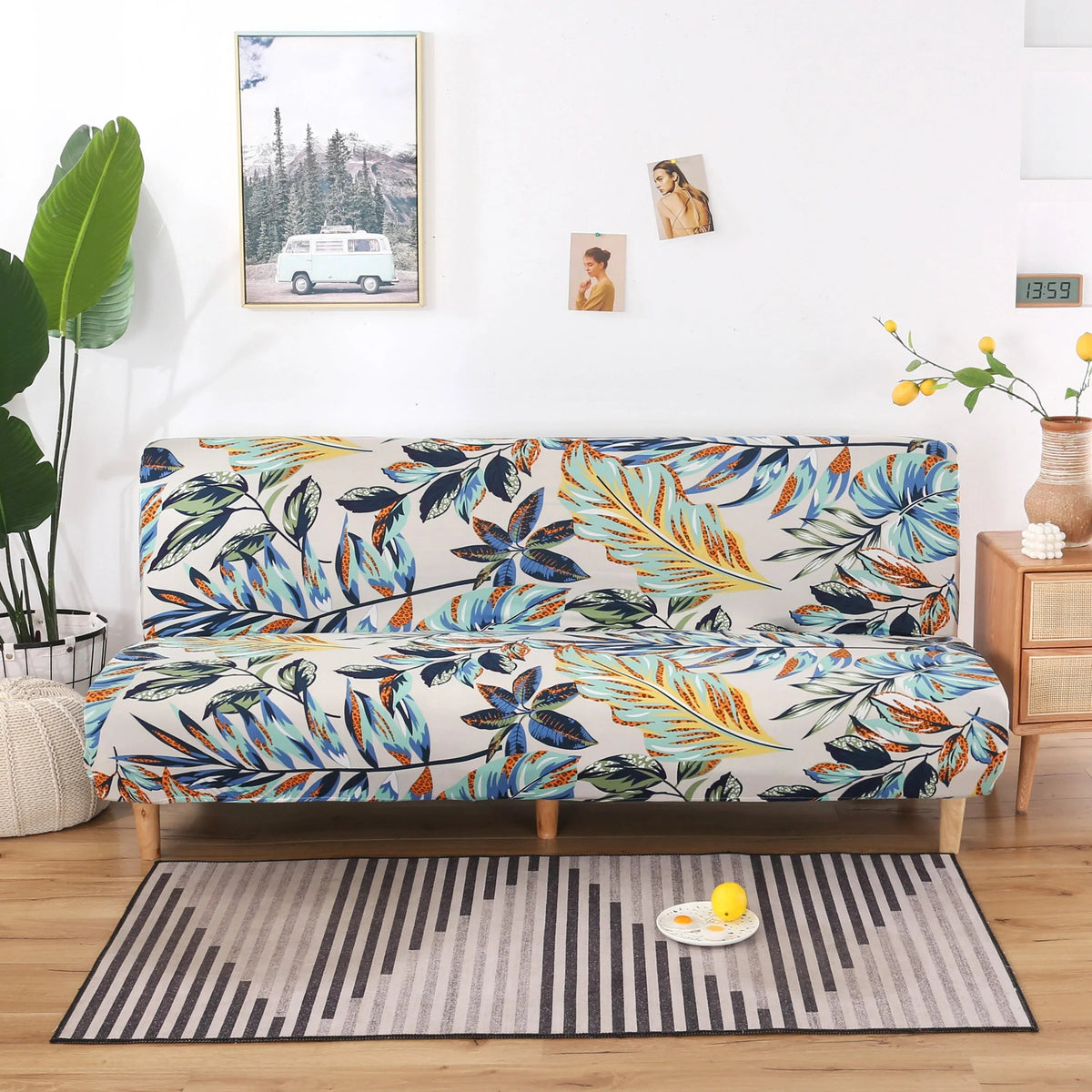 Schlafsofa-Bezug Olaves – bedruckt – Ansicht 1