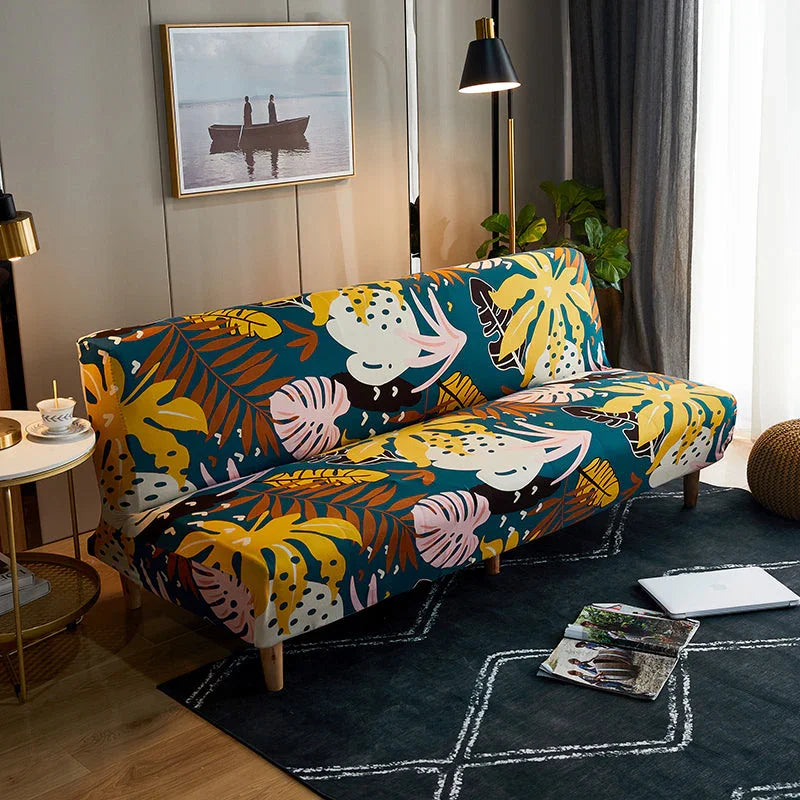 Schlafsofa-Bezug Rhaelleaves – bedruckt – Ansicht 2