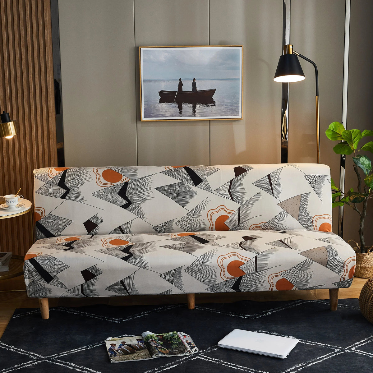 Schlafsofa-Bezug Shadome – bedruckt – Ansicht 1
