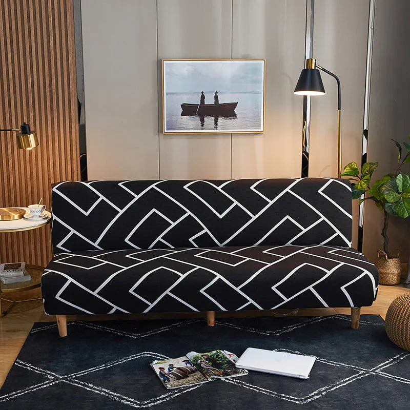 Schlafsofa-Bezug Zigzagiela – bedruckt – Ansicht 1