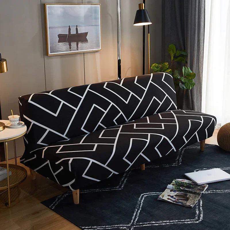 Schlafsofa-Bezug Zigzagiela – bedruckt – Ansicht 2
