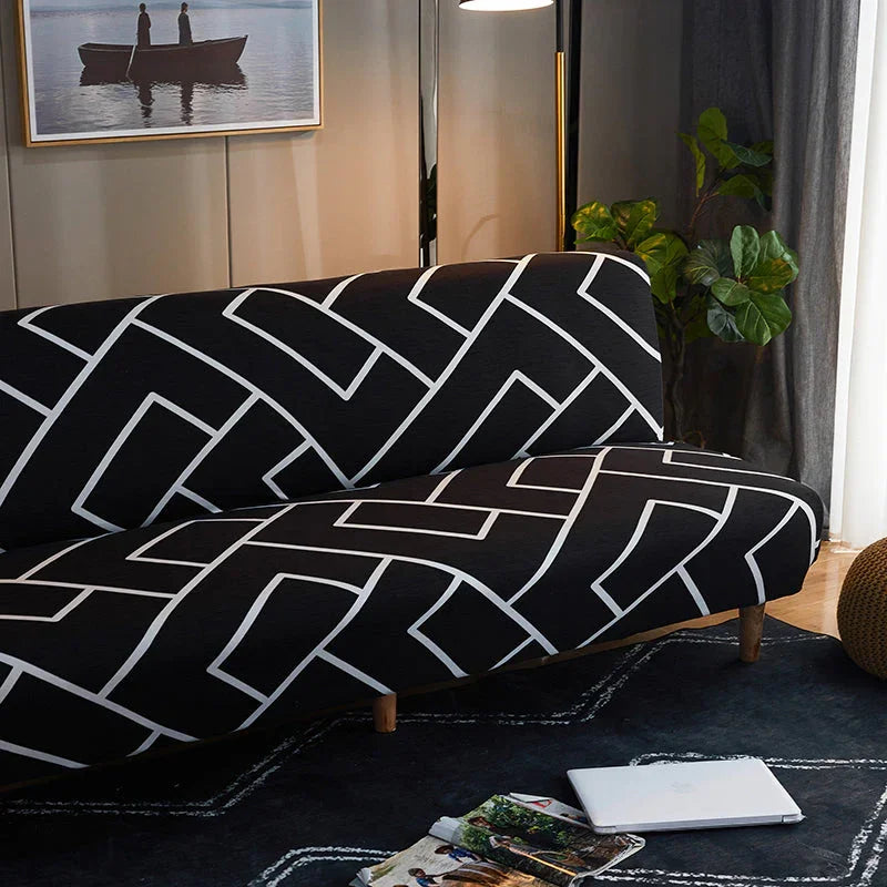 Schlafsofa-Bezug Zigzagiela – bedruckt – Ansicht 3
