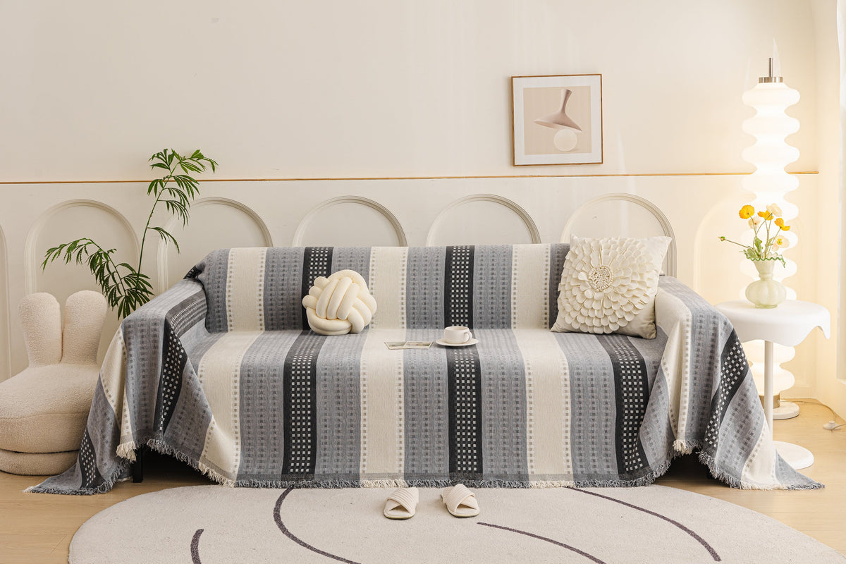 Sofaüberwurf Casella – Grau – Ansicht 7