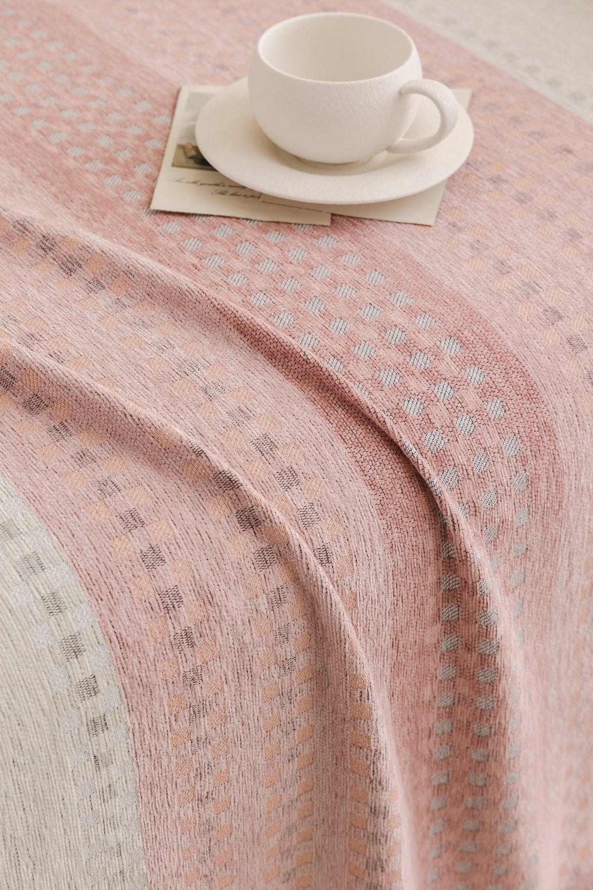 Sofaüberwurf Casella – Rosa – Ansicht 3